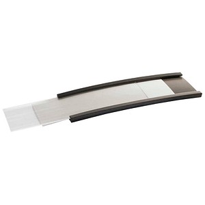 SPRINTIS Etikettenhalter magnetisch schwarz 8,0 x 2,5 cm, 100 St.