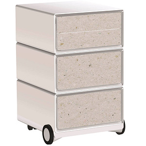 PAPERFLOW easyBox Contents Rollcontainer weiß, bunt 61971 4 Auszüge 39,0 x 43,6 x 64,2 cm