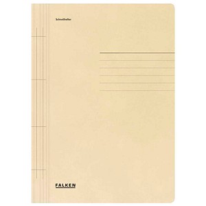 4014481500610 - Schnellhefter Schnellhefter 80000458 A4 chamois Recyclingkarton 250g Vorderdeckel opak 4014481500610 Falken
