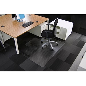 Rollsafe Bodenschutzmatte für Teppichböden rechteckig mit Lippe lange Seite, 120,0 x 150,0 cm Rollsafe Bodenschutzmatte für Teppichböden rechteckig mit Lippe lange Seite, 120,0 x 150,0 cm