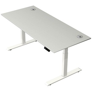 4044917451520 - Move 2 Plus elektrisch höhenverstellbarer Schreibtisch lichtgrau rechteckig T-Fuß-Gestell weiß 1800 x 800 cm 4044917451520 Ke 4044917451520 - Move 2 Plus elektrisch höhenverstellbarer Schreibtisch lichtgrau rechteckig T-Fuß-Gestell weiß 1800 x 800 cm 4044917451520 Ke