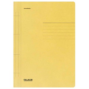 4014481500511 - Schnellhefter Schnellhefter 80000425 A4 gelb Recyclingkarton 250g Vorderdeckel opak 4014481500511 Falken