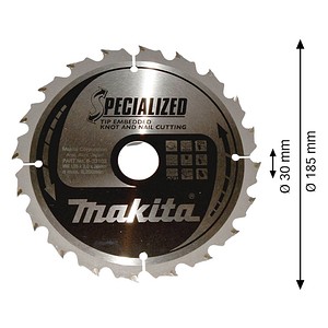 0088381421973 -  B-33102 SPECIALIZED Kreissägeblatt 1850 mm 20 Zähne 0088381421973 makita