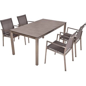 4041908130204 - Sitzgruppe SIENNA 13 taupe Metall 5-teilig 4041908130204 Garden Pleasure 4041908130204 - Sitzgruppe SIENNA 13 taupe Metall 5-teilig 4041908130204 Garden Pleasure