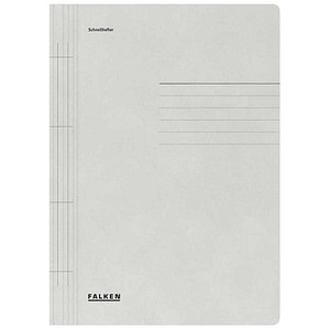 4014481500719 - Schnellhefter Schnellhefter 80003783 A4 grau Recyclingkarton 250g Vorderdeckel opak 4014481500719 Falken