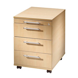 HAMMERBACHER Orbis Rollcontainer ahorn 4 Auszüge 42,8 x 58,0 x 59,0 cm