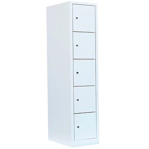 4061815519770 - Schließfachschrank signalweiß 523517 5 Schließfächer 415 x 500 x 1800 cm 4061815519770 LÜLLMANN 4061815519770 - Schließfachschrank signalweiß 523517 5 Schließfächer 415 x 500 x 1800 cm 4061815519770 LÜLLMANN