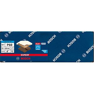 4059952542744 - Expert Schleifpapier C470 93x186mm mit 8 Löcher Körnung K60 Körnung Packungsinhalt 50 Stück - Bosch