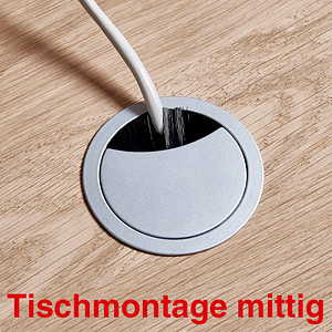 4059484000897 - röhr Kabeldurchlass 60 cm silber 4059484000897 - röhr Kabeldurchlass 60 cm silber