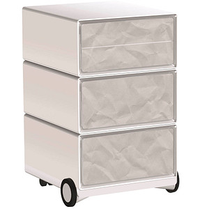 PAPERFLOW easyBox Contents Rollcontainer weiß, bunt 62007 4 Auszüge 39,0 x 43,6 x 64,2 cm