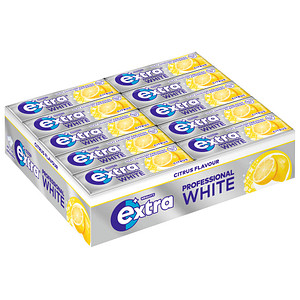 4009900547444 - PROFESSIONAL WHITE CITRUS Kaugummis 30 Pack à 10 Stück