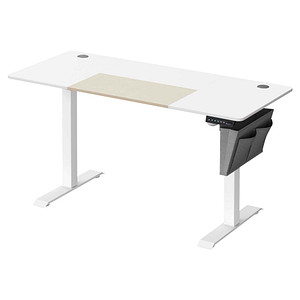 0194343039787 - Songmics - Höhenverstellbarer Schreibtisch elektrisch 60 x 140 x (72-120) cm stufenlos verstellbar gespleißte Platte Memory-Funktion mit 4 Höhen 0194343039787 - Songmics - Höhenverstellbarer Schreibtisch elektrisch 60 x 140 x (72-120) cm stufenlos verstellbar gespleißte Platte Memory-Funktion mit 4 Höhen