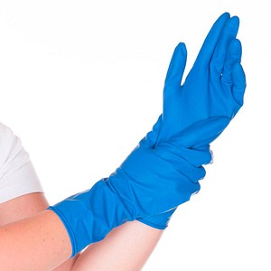 4015544250336 - unisex Chemikalienschutzhandschuh High Risk blau Größe 10 50 St