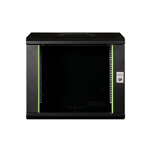 4016032257653 - DN-19 09-U-SW 19 Zoll Wandgehäuse (B x H x T) 600 x 509 x 450 mm 9 HE Schwarz (RAL 9005)