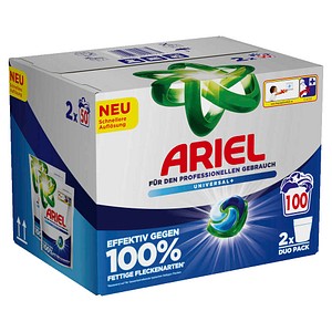 ARIEL Professional UNIVERSAL+ Waschmittel Caps, 2x 50 St.