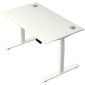 4044917451568 - Move 2 Plus elektrisch höhenverstellbarer Schreibtisch weiß rechteckig T-Fuß-Gestell weiß 1400 x 800 cm 4044917451568 Kerkman 4044917451568 - Move 2 Plus elektrisch höhenverstellbarer Schreibtisch weiß rechteckig T-Fuß-Gestell weiß 1400 x 800 cm 4044917451568 Kerkman