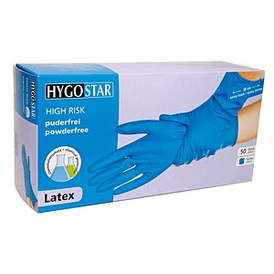 4015544250336 - unisex Chemikalienschutzhandschuh High Risk blau Größe 10 50 St