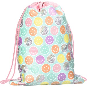 4061947134995 - Turnbeutel Happy Hippie Kunstfaser bunt