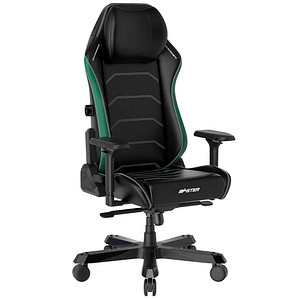 4260496573587 - Master Serie GC XLMF23LTD NE Gaming-Stuhl - Plus   XL - Mikrofaser Leder - schwarz grün