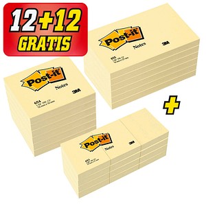 12 12 Gratis Post It Notes Haftnotizen Set p Gelb Gunstig Online Kaufen Office Discount