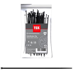 4049563054576 - 100 Kabelbinder Clip schwarz 4049563054576 100 Stück 4049563054576 - 100 Kabelbinder Clip schwarz 4049563054576 100 Stück