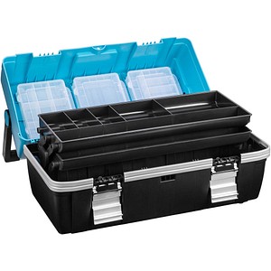4000896133987 - 190L-3 Werkzeugkasten unbestückt Kunststoff Schwarz Blau Silber - Hazet 4000896133987 - 190L-3 Werkzeugkasten unbestückt Kunststoff Schwarz Blau Silber - Hazet