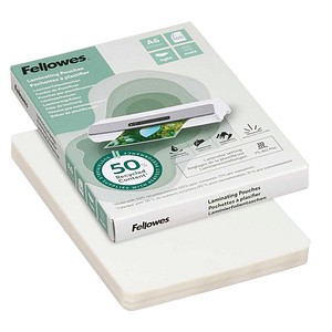 Fellowes Laminierfolien mit 50% recyceltem Anteil matt für A6 75-80 micron, 100 St.