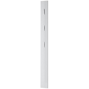 4005949325500 - Garderobenpaneel Susanna Wandmontage 3 Klapphaken bis 5 kg B 150 x T 40 x H 1700 mm MDF weiß