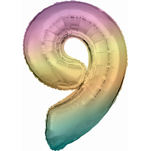 0194099036184 - Luftballons Zahl 9 regenbogen 0194099036184 amscan 0194099036184 - Luftballons Zahl 9 regenbogen 0194099036184 amscan