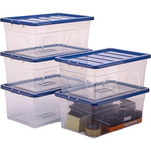 0043859804856 - 5 Aufbewahrungsboxen 380 l transparent blau 380 x 560 x 250 cm 0043859804856 5 Stück 0043859804856 - 5 Aufbewahrungsboxen 380 l transparent blau 380 x 560 x 250 cm 0043859804856 5 Stück