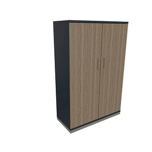 4260429764822 - fm Aktenschrank Sidney 4260429764822 lavagrau eiche 3 Fachböden 1000 x 442 x 1517 cm