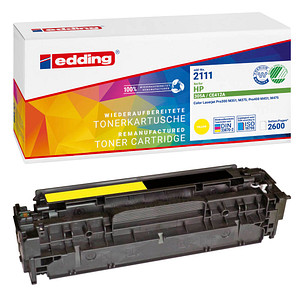 4004764982776 - EDD-2111 Toner einzeln ersetzt HP 305A (CE412A) Gelb 2600 Seiten Kompatibel Toner