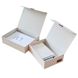 LOVE !T STORE !T Dokumentenboxen-Set 28/31 x 23/25 x 6/8 cm, beige