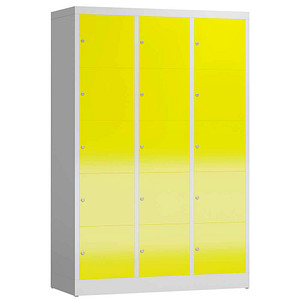 4061815858299 - Schließfachschrank ClassiX lichtgrau zinkgelb X-523536 15 Schließfächer 1185 x 500 x 1800 cm 4061815858299 LÜLLMANN 4061815858299 - Schließfachschrank ClassiX lichtgrau zinkgelb X-523536 15 Schließfächer 1185 x 500 x 1800 cm 4061815858299 LÜLLMANN