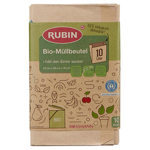 4305615429052 - Müllbeutel 10 Rubin Müllbeutel 10 l 100 l Braun