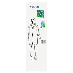 8713797108423 - Whiteboard WALL-UP 7-106126 60x200cm emailliert ohne Rahmen 8713797108423 Legamaster