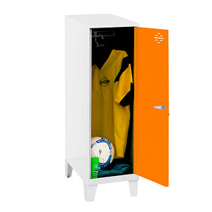 8425437121739 - Spind SIMONLOCKER DISM weiß orange 8425437121739 1 Schließfach 400 x 500 x 1015 cm 8425437121739 Simonrack