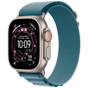 0195950609189 - Apple Watch Ultra 3 GPS + Cellular 49mm Natur Titanium Case mit Hellblau Alpine Loop Large