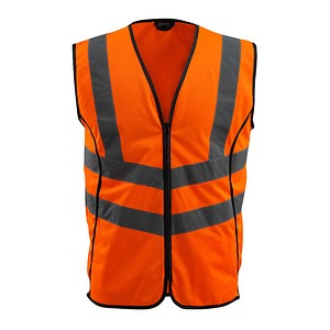 MASCOT® unisex Warnweste Wingate  fluororange Größe XL