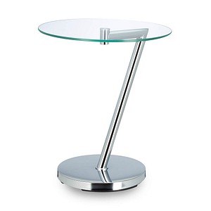 4052025212698 - Kaffeetisch Glas u Chrom runder Beistelltisch f Kaffee Tee Ablage f Garten HxBxT 52 x 45 x 45 cm silber - Relaxdays 4052025212698 - Kaffeetisch Glas u Chrom runder Beistelltisch f Kaffee Tee Ablage f Garten HxBxT 52 x 45 x 45 cm silber - Relaxdays