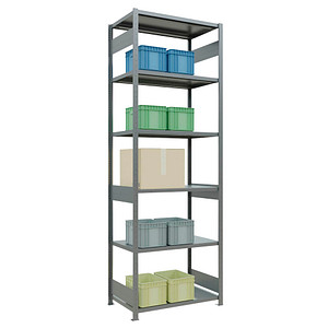 4004514283702 - Schulte Lagertechnik Fachbodenregal-Stecksystem MULTIplus 250 Grundregal Längenriegel 3000x1000x600 mm 7 Böden verzinkt 4004514283702 - Schulte Lagertechnik Fachbodenregal-Stecksystem MULTIplus 250 Grundregal Längenriegel 3000x1000x600 mm 7 Böden verzinkt