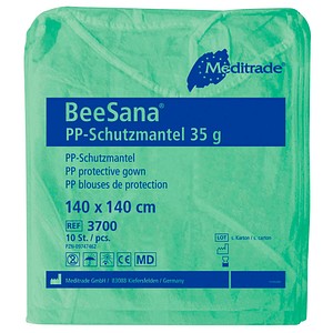 4250016440444 - unisex Schutzkittel BeeSanaPP grün Einheitsgröße 4250016440444 10 Stück 4250016440444 - unisex Schutzkittel BeeSanaPP grün Einheitsgröße 4250016440444 10 Stück