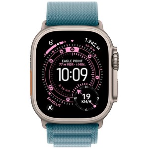 0195950608922 - Apple Watch Ultra 3 GPS + Cellular 49mm Natur Titanium Case mit Hellblau Alpine Loop Small