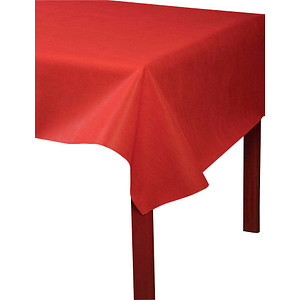 3281517820092 - Tischdecke ProNappe wasserabweisend abwischbar reißfest L 20 m x B 1200 mm recycelbares Spunbond rot 1 Rolle