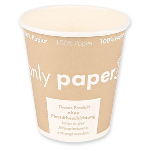 4015544722567 - NATURE Star Kaffeebecher Only Paper 250ml 4015544722567 GmbH 50 Stück 4015544722567 - NATURE Star Kaffeebecher Only Paper 250ml 4015544722567 GmbH 50 Stück