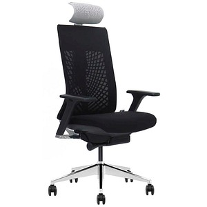 LMG Bürostuhl, X7-BH-01 Kunststoff schwarz, Gestell chrom
