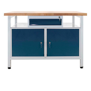 4050049429429 - Werkbank lichtgrau anthrazitgrau 1 Schublade 1200 x 600 x 840 cm 4050049429429 ADB 4050049429429 - Werkbank lichtgrau anthrazitgrau 1 Schublade 1200 x 600 x 840 cm 4050049429429 ADB
