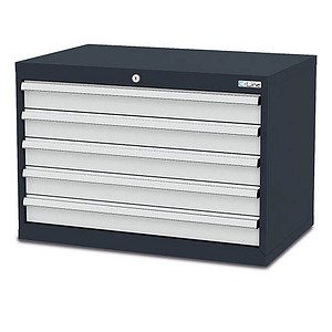 4057211001544 - C-Line Schubladenschrank anthrazit 5 Schubladen 900 x 575 x 620 cm