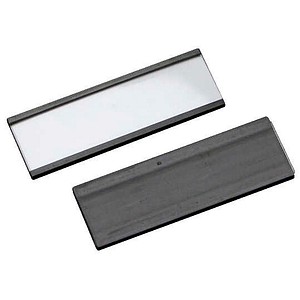 SPRINTIS Etikettenhalter magnetisch schwarz 8,0 x 2,5 cm, 2x 100 St.