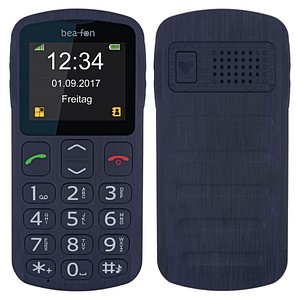 9120042772138 - Bea-fon Silver Line SL250 - Feature Phone - LCD-Anzeige - 220 x 176 Pixel - Black Silver